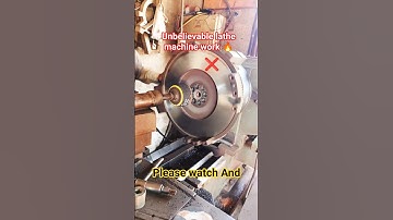 Lathe Machine Work 🔧 Oddly Satisfying Metal Craftsmanship#shorts