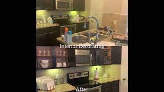 Interior Decorating - Kitchen Before & after