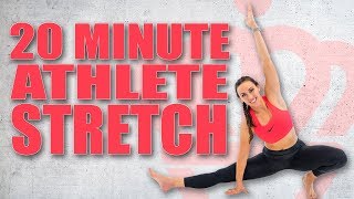 20 Minute STRETCH FOR ATHLETES with Sydney Cummings