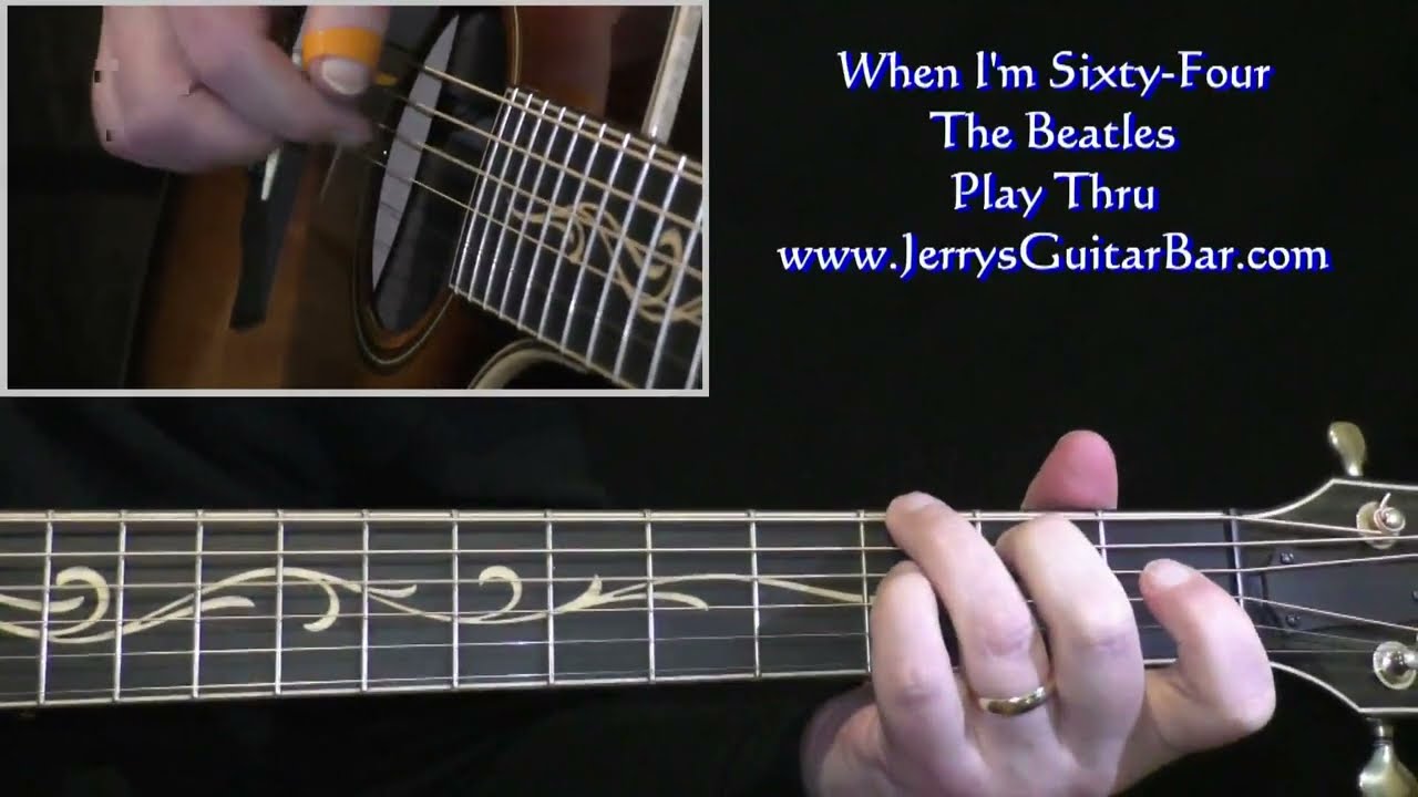 The Beatles When I'm Sixty-Four | Guitar Play Thru