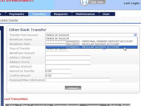 Atlantic Bank How to: Business Online - Other Bank Transfer