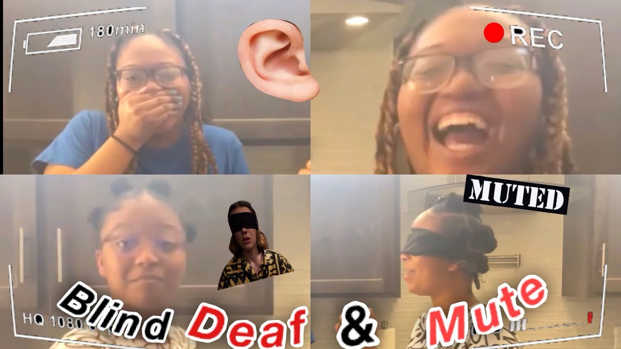 Blind and Deaf Challenge 🤣 *hilarious*