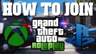 How To Join A GTA 5 Roleplay Server | Ps4, Ps5, Xbox One & Series X/S