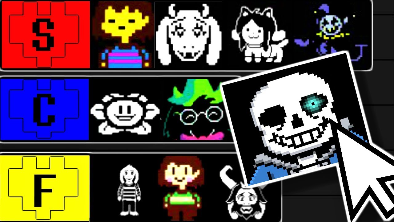 Undertale Character Tier list 