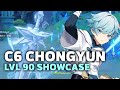 [AR53] C6 Chongyun LVL 0 to 90 + SHOWCASE (Genshin Impact)