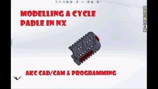 SOLIDWORKS TUTORIAL| HOW TO MODEL CYCLE PADLE IN SOLIDWORKS| SOLIDWORK CAD MODELLING TUTORIAL BY AKC
