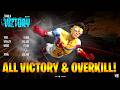 Invincible VS Victory Poses &amp; Overkill Finishers (All Characters)
