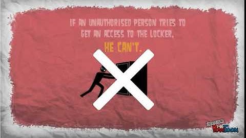 Locker security system using O.T.P. authentication