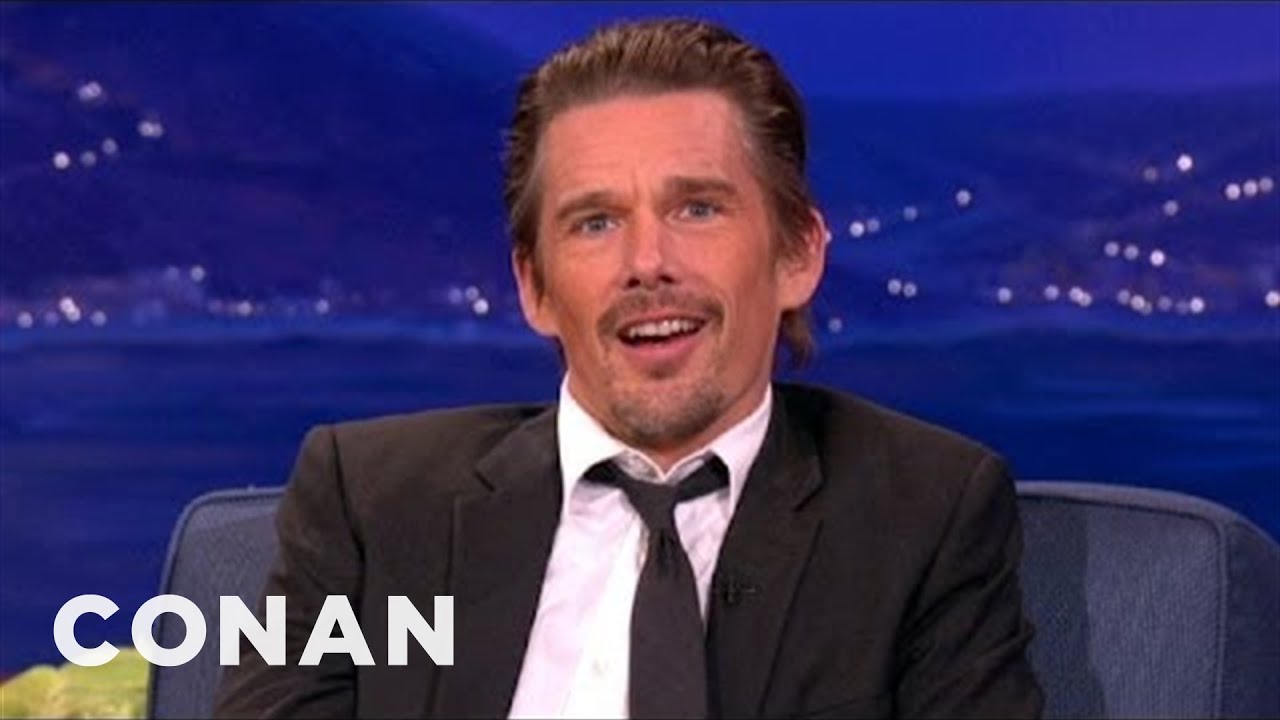 Ethan Hawke Dropped Out Of College For "Dead Poets Society" | CONAN on TBS