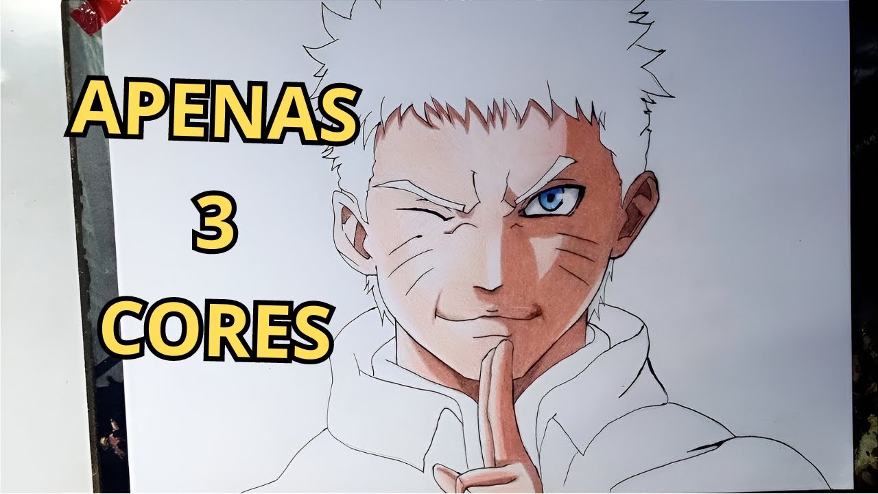 Como Colorir Pele de Anime Fácil COM MATERIAL ESCOLAR