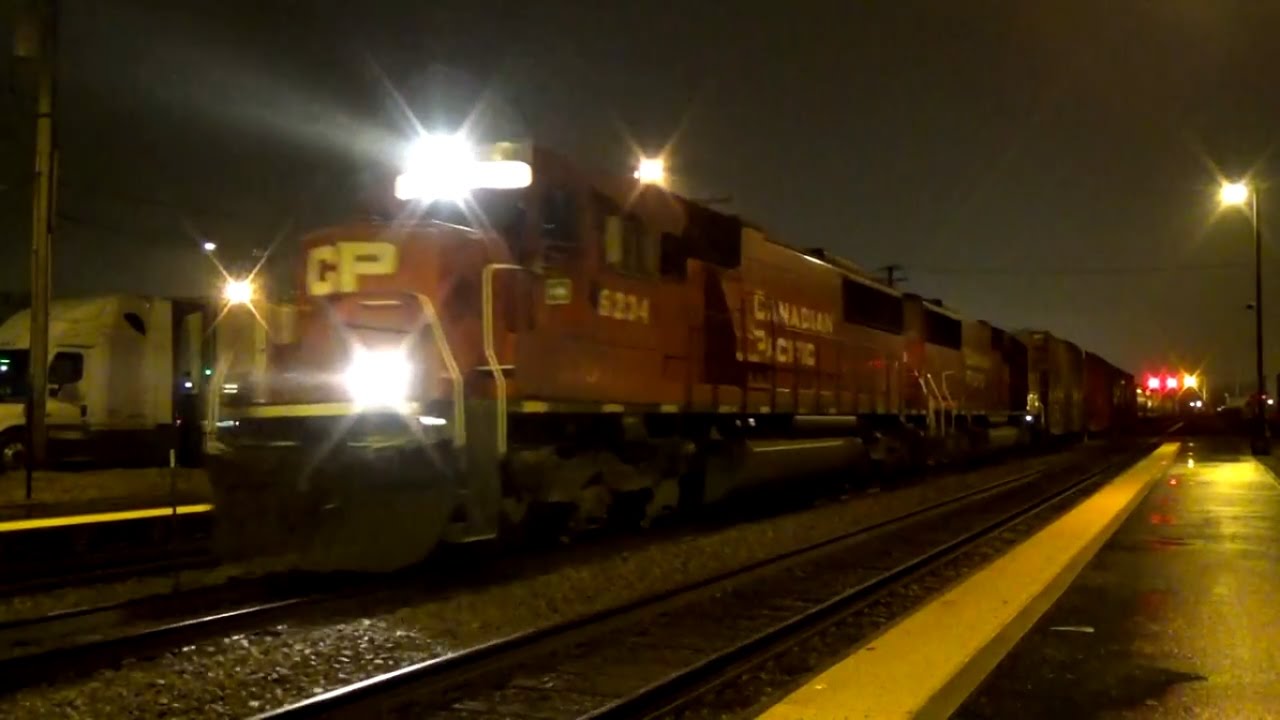 CP 6234 Westbound at Elmwood Park, IL 1/20/17