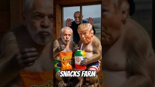 Trump Vs Lula Eating Snacks, While Putin Watches Hungrily .Farm