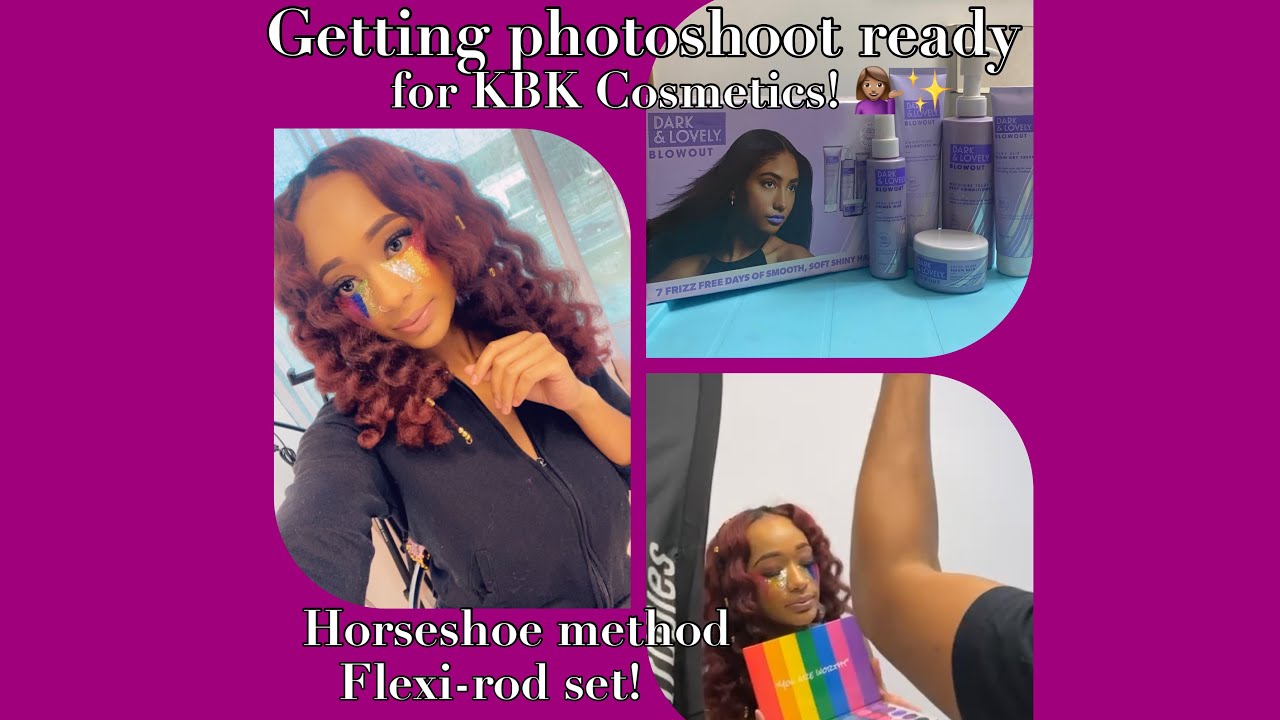 Getting photoshoot ready for KBK Cosmetics!! FlexiRod set (Horseshoe