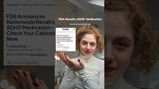 the FDA recently recalled a batch of ADHD medication, but don't panic #lisdexamfetamine #adhd #fda