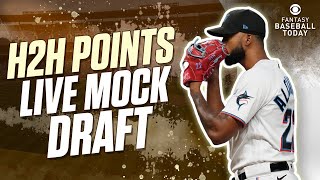 Live 12-Team H2H Points Mock Draft! Picks, Strategy & Advice | Fantasy Baseball Advice