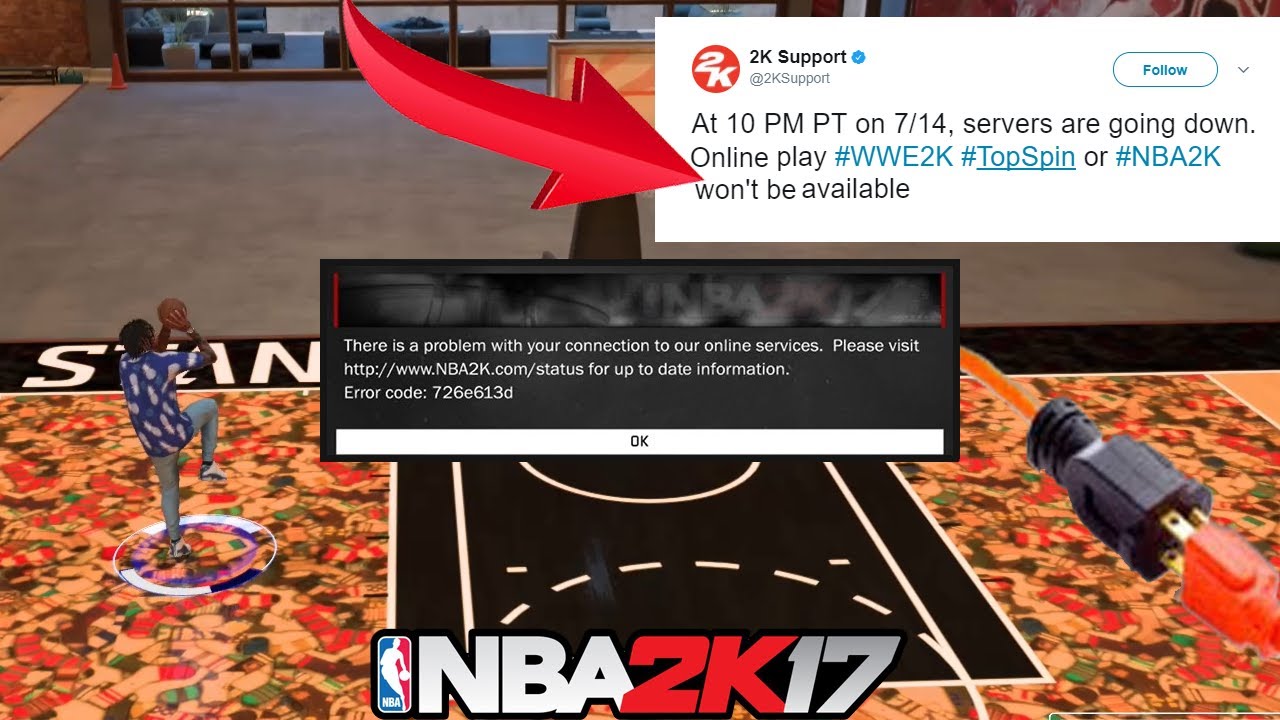 are nba 2k17 servers shut down