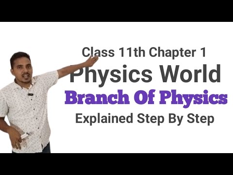 Lecture Number 2 .Class 11 Physical world,topic Branch of Physics - YouTube