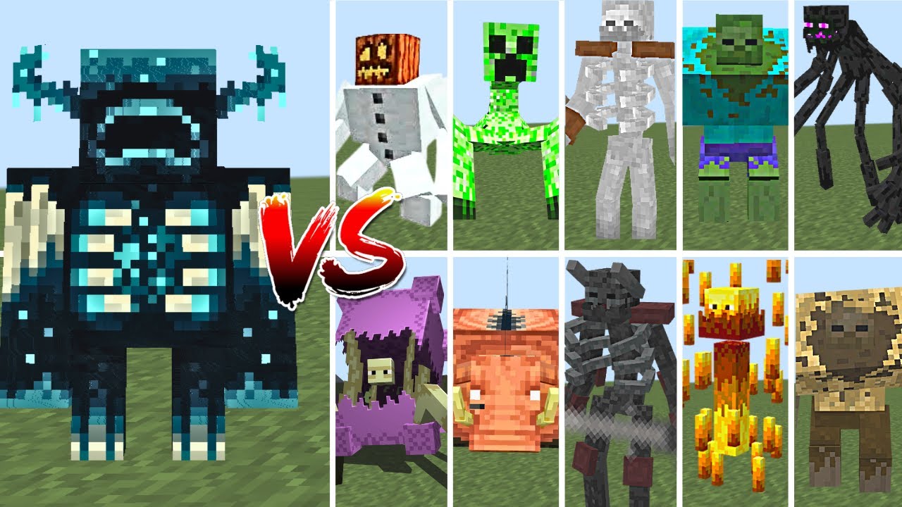 WARDEN vs ALL MUTANT MOBS WARDEN vs ALL MUTANT MOBS