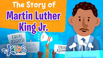 The Story of Martin Luther King Jr. Stories about civil rights for kids. Kids Academy