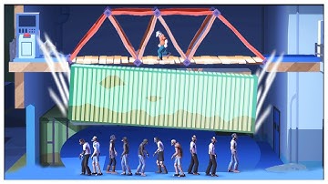 Outrun Zombies By Building Epic Bridges | Bridge Constructor The Walking Dead