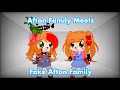 Afton Family Meets Fake Afton Family |Minebloxer| (FNAF)
