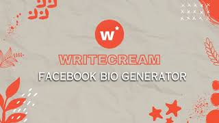 Free AI Facebook Bio Generator