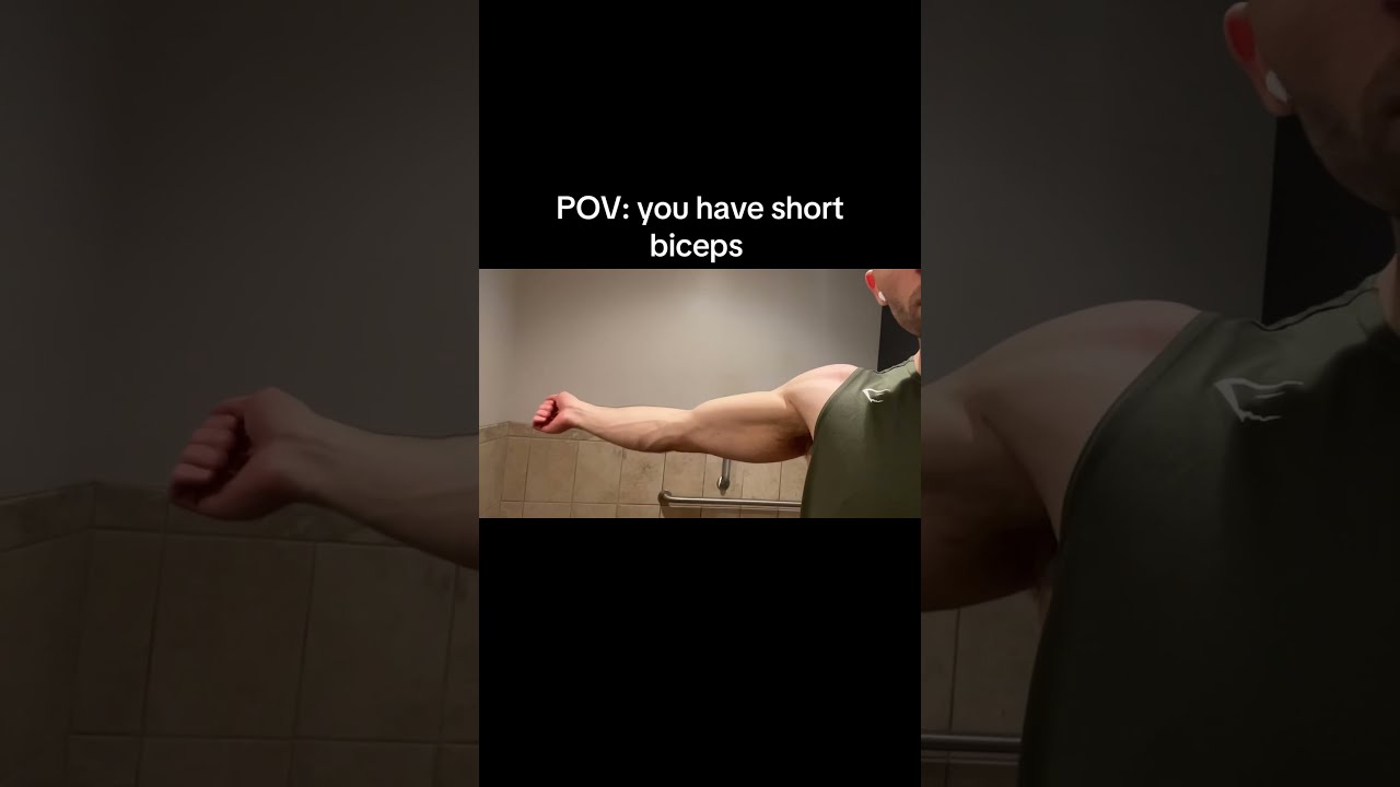 POV You Have Short Biceps Gym Fitness Weightlifting