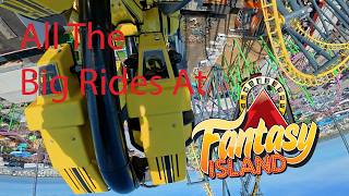 All The Big Rides At Fantasy Island Skegness 4K POV