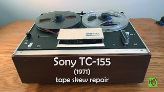 Sony TC-155 Stereo Reel-to-Reel Tape Machine - Restored