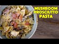Better Than Take-Out! Mushroom Prosciutto Pasta Recipe - Glen & Friends Cooking - Not Italian Recipe