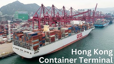 Hong Kong Container Terminals - June 29, 2023 [4K]