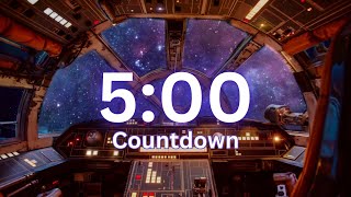 5 MINUTE TIMER | Millennium Falcon Cockpit | Classroom Timer | Star Wars