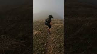 Walking top of the mountain #asmr #hiking #hike #mountains