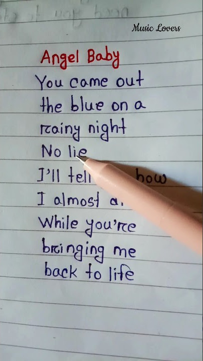 Angel Baby ✳️ ~ Troye Sivan #lyrics #shorts