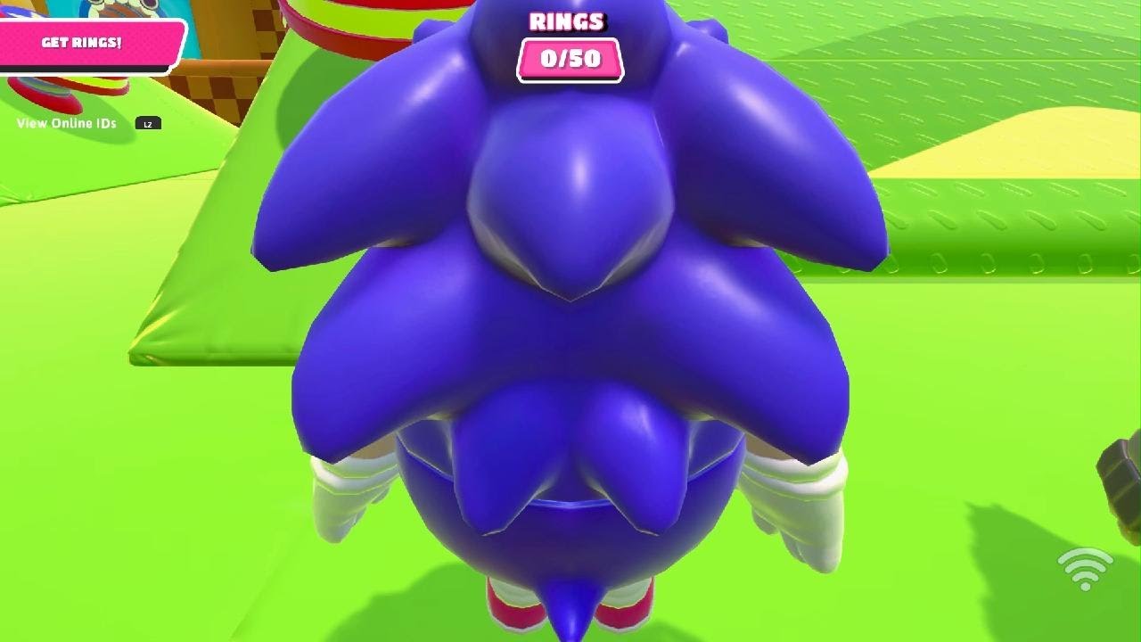 Fall Guys Sonic Bean Hill Zone Win YouTube