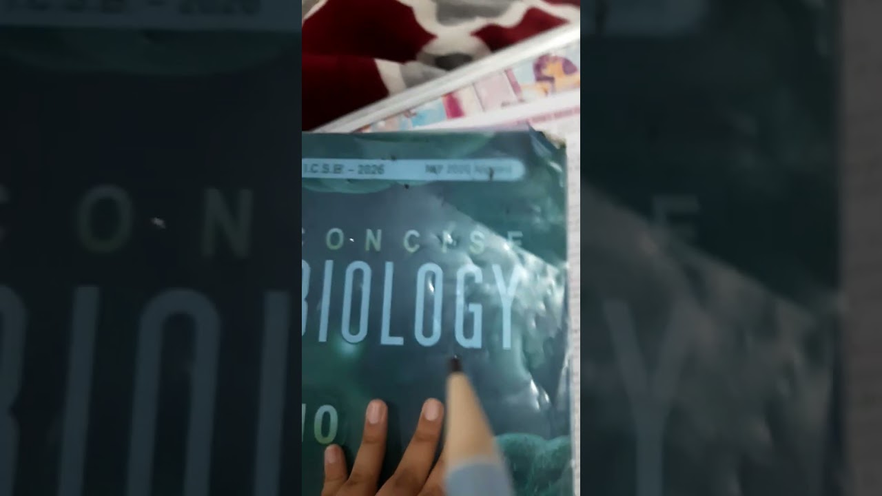 BIOLOGY 2016 board paper solving ICSE