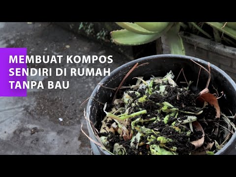 Video: Tempat Sampah Kompos Buatan Sendiri - Cara Membuat Kompos Untuk Kebun Organik