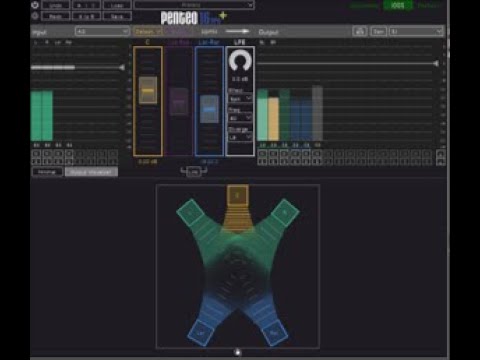 Upmix / Downmix Stereo to Dolby 5.1 / 7.1 Surround using Penteo Audio Plugins