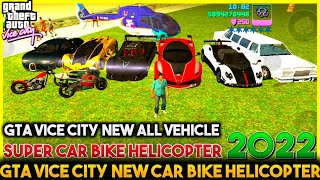 GTA VICE CITY SUPER CAR MOD || GTA VICE CITY IN MOBILE SUPER LUXURY NEW CAR NEW BIKE NEW HELICOPTER screenshot 5