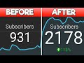 Small channels do this to double your subscribers in 5 minutes
