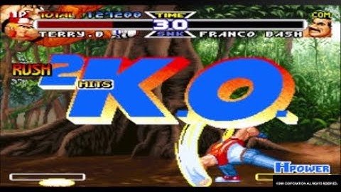 Real Bout Fatal Fury Special Terry vs Franco Bash