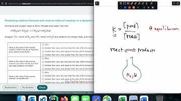 ALEKS: Predicting relative forward and reverse rates of reaction in a dynamic equilibrium