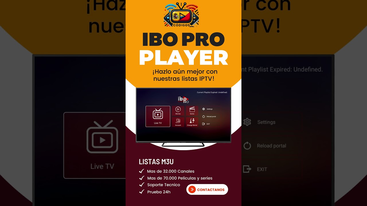 ¡Obtén tus listas IPTV para Ibo Pro Player al mejor precio!