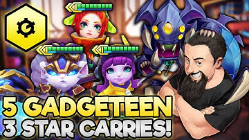 5 Gadgeteen - 3 Star Mechanized Carries!! | TFT Glitched Out | Teamfight Tactics