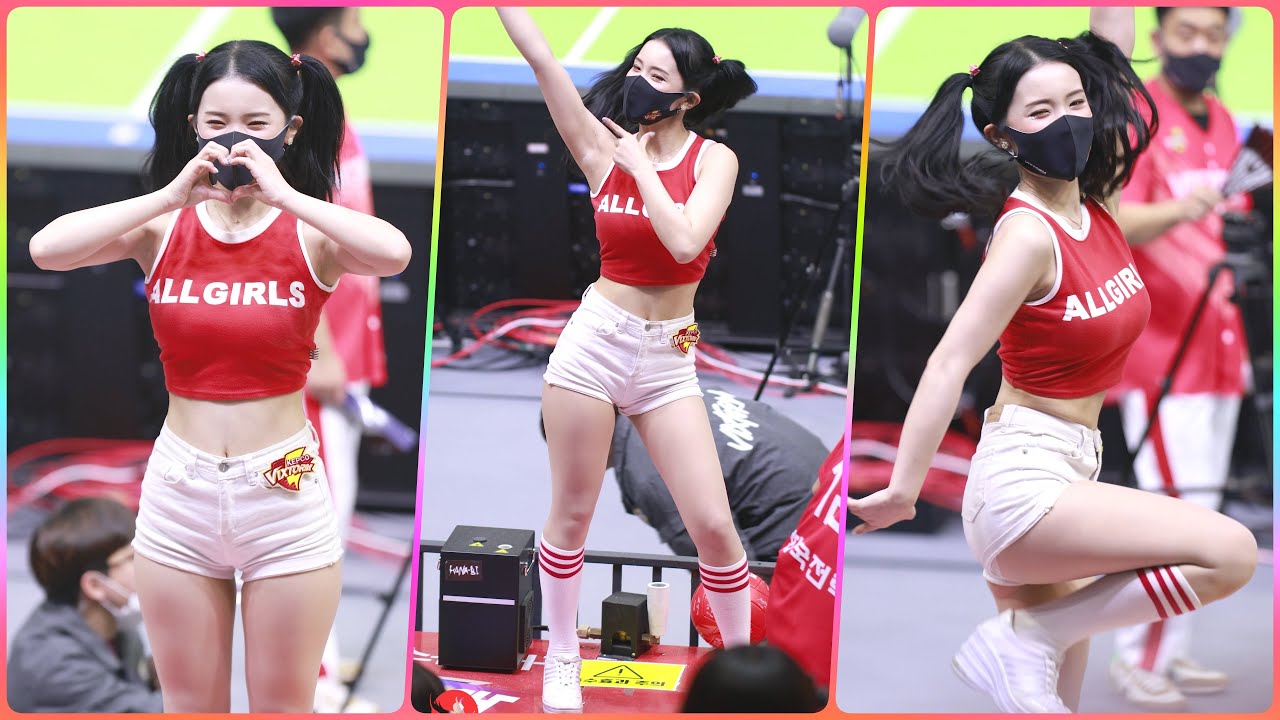 4K_치어리더 이다혜 (Lee Dahye) - Dun Dun Dance(던던댄스)/오마이걸(OH MY GIRL) @남자배구(한국전력)/211228/By CnM