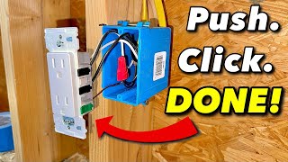 How To Replace An Electrical Outlet - Leviton Push & Click by Fort Knox Co. 689 views 2 months ago 4 minutes, 55 seconds