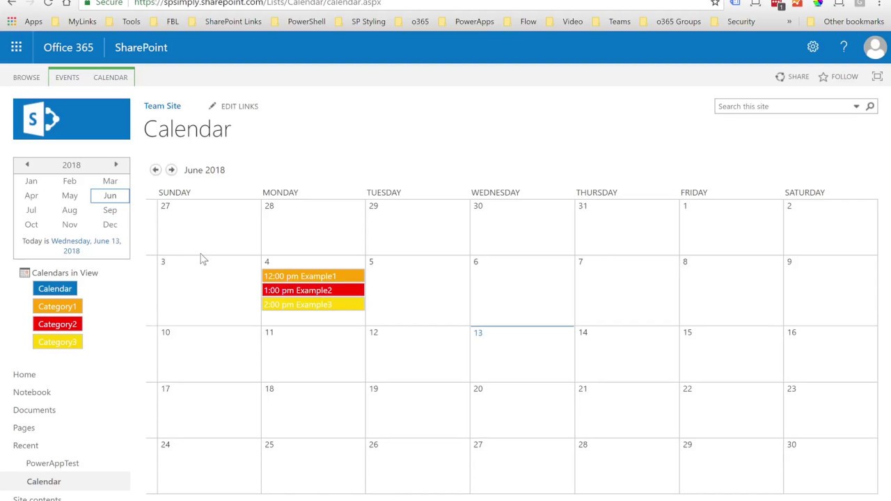 How to customize SharePoint calendar colors YouTube