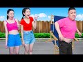 Fat Boy vs Thin Girl Love Story  Funny Fat People vs Thin People By T FUN