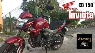 Honda CB 150 Invicta - Review G Motos MX 🏍️ - YouTube