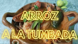 Arroz a la tumbada  receta original de Veracruz